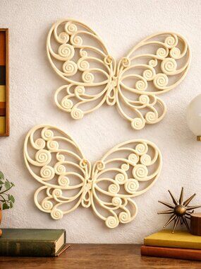 1970s Burwood Large Butterfly Wall Decor Pieces